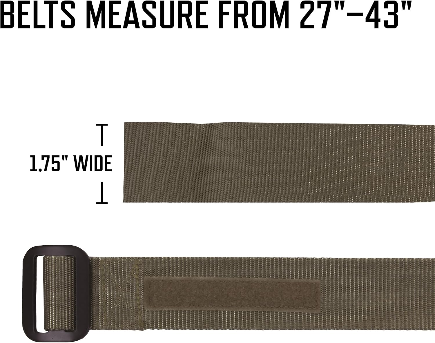 Rothco Active-Duty Riggers Belt – Adjustable Tactical Utility Uniform Duty Belts