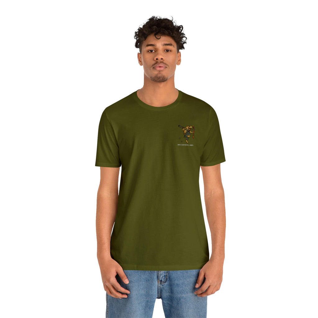 AT4 Rocket and Sword Frog - Front Print - Short Sleeve Tee