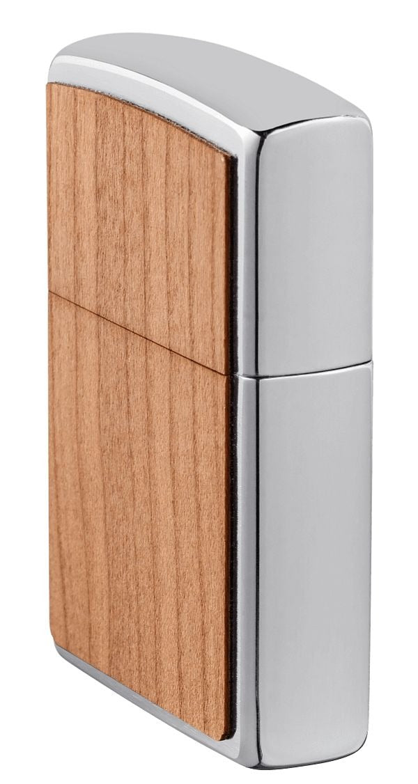 Zippo WOODCHUCK Cherry Wood Emblem, 100% Real Wood Lighter #49462