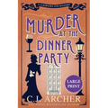 Murder at the Dinner Party: Large Print - Paperback