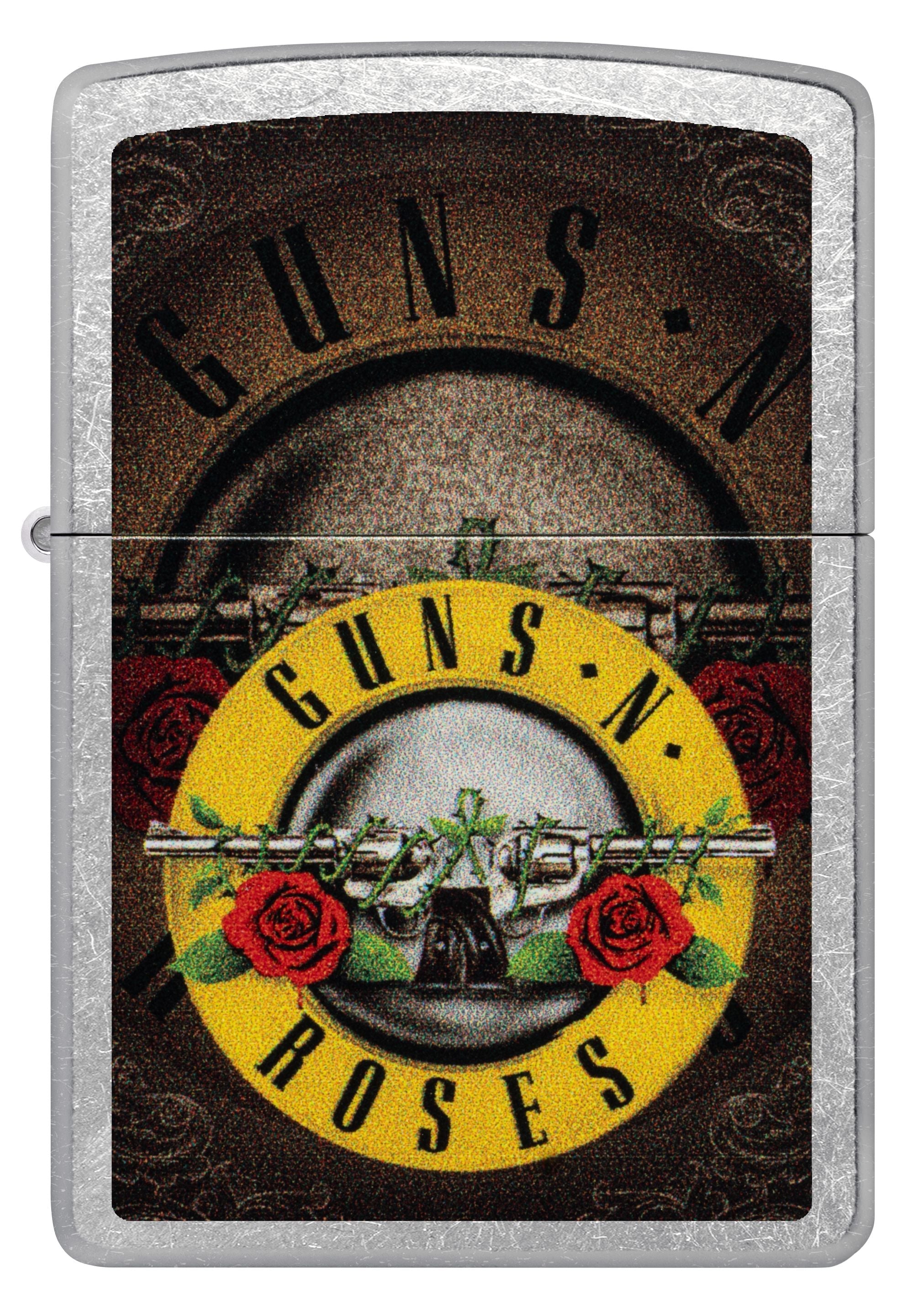 Zippo Guns N' Roses Bullet Logo, Street Chrome Lighter #47226