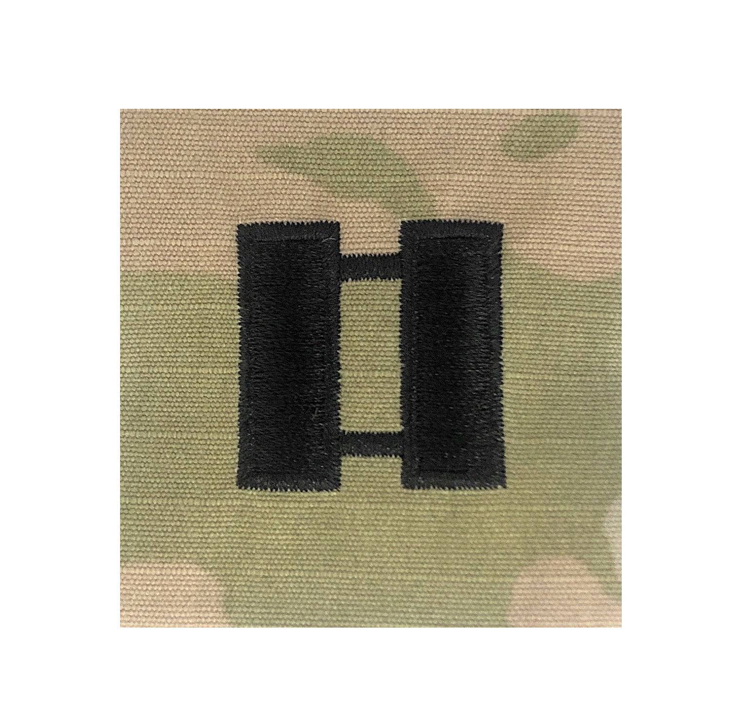 U.S. Army O3 Captain OCP 2x2 Sew-On Rank For Shirt, Jacket, Coat