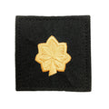 U.S. Army (O4) Major 2x2 Black Rank with Hook Fastener (each)