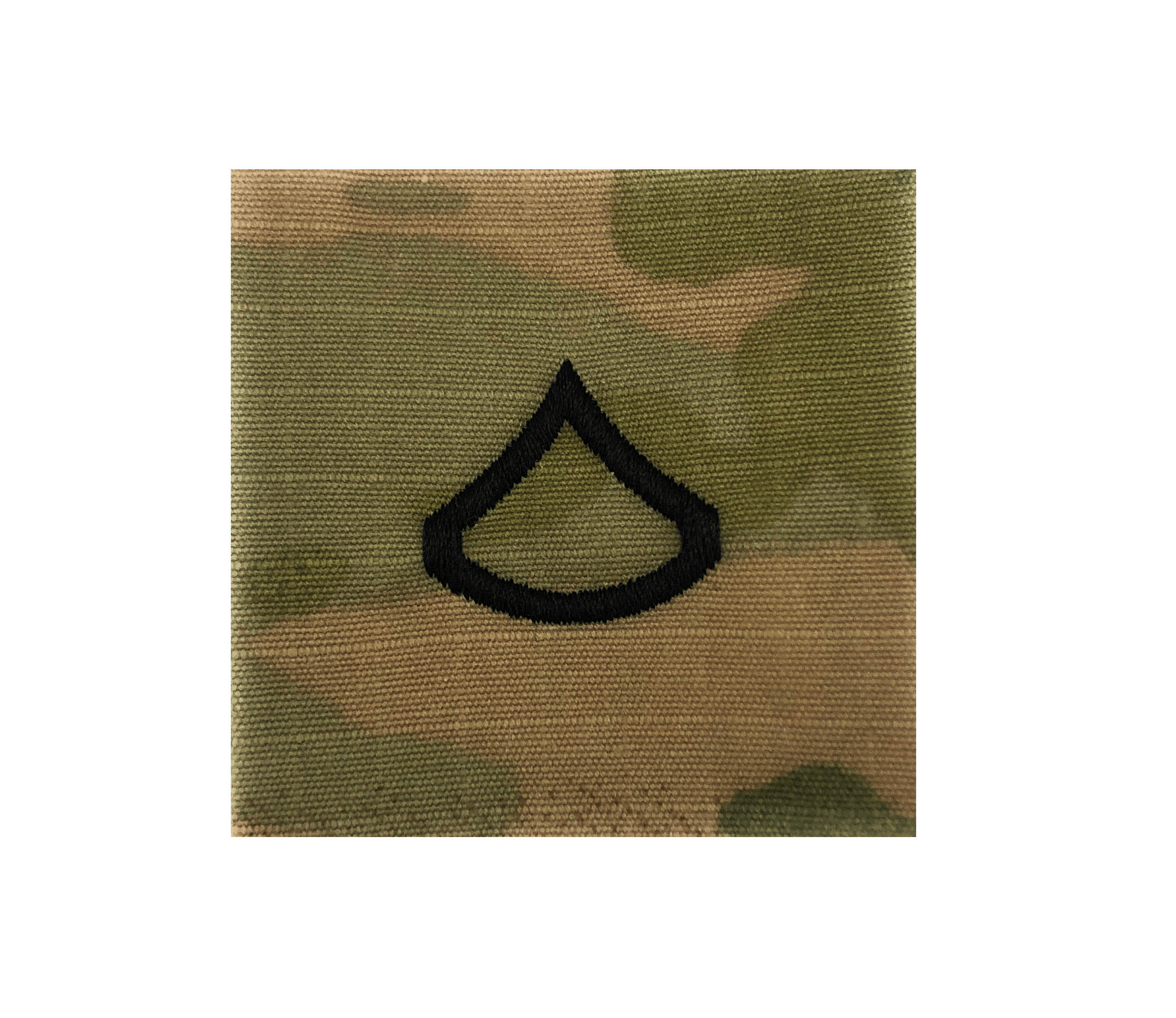 U.S. Army E3 Private First Class OCP 2x2 Sew-On Rank (For Shirt, Jacket, Coat) (each)