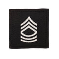 U.S. Army Master SGT 2x2 Black with Hook Fastener