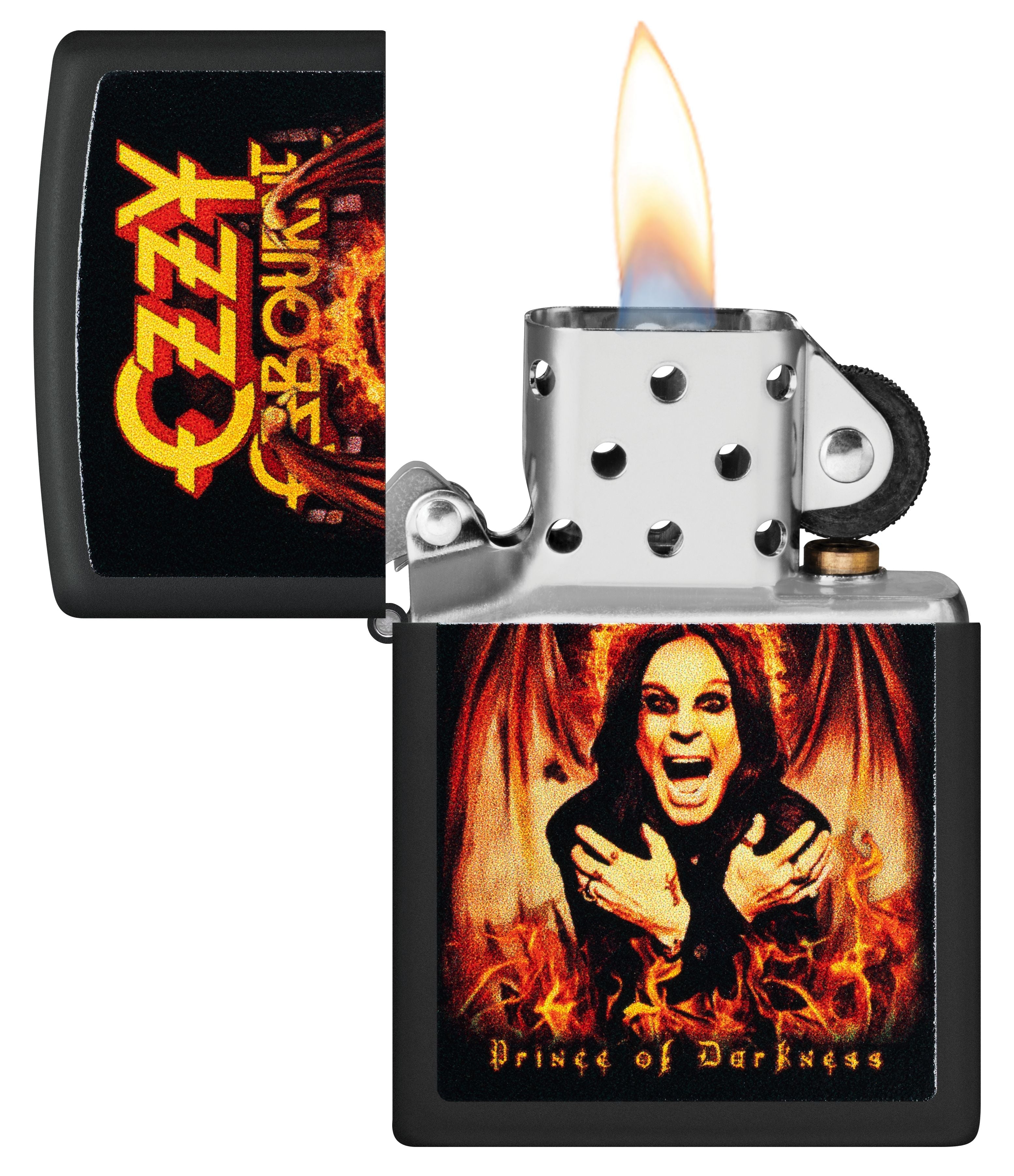 Zippo Ozzy Osbourne Prince of Darkness, Black Matte Lighter #47082