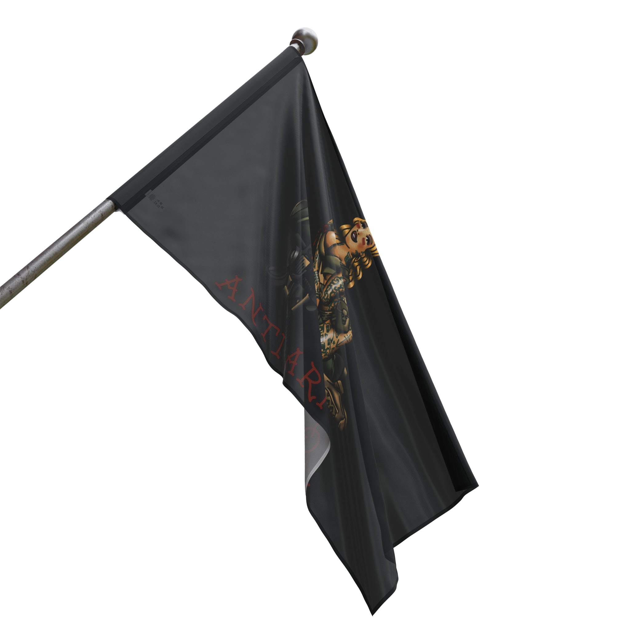 Anti Armor Pin Up - Flag