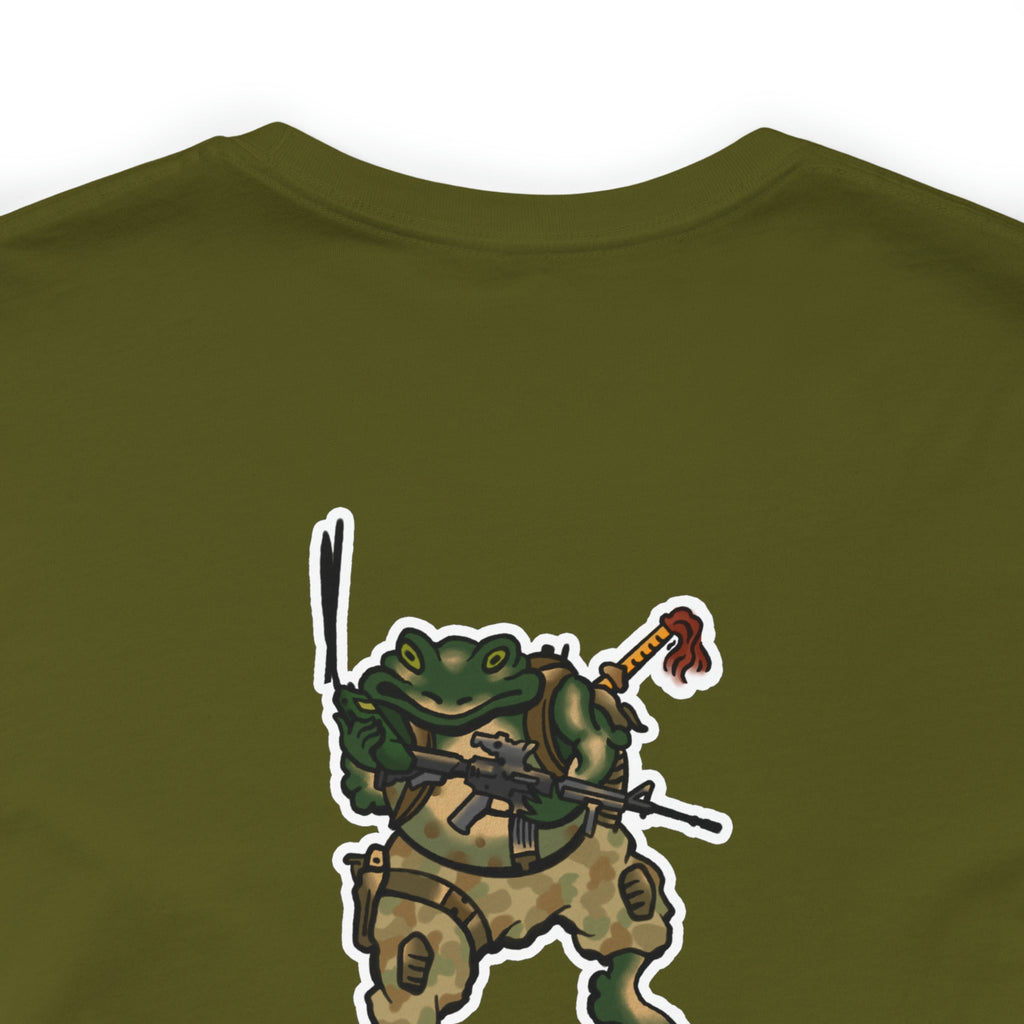 M4 and Radio Frog - Back Print - Short Sleeve Tee