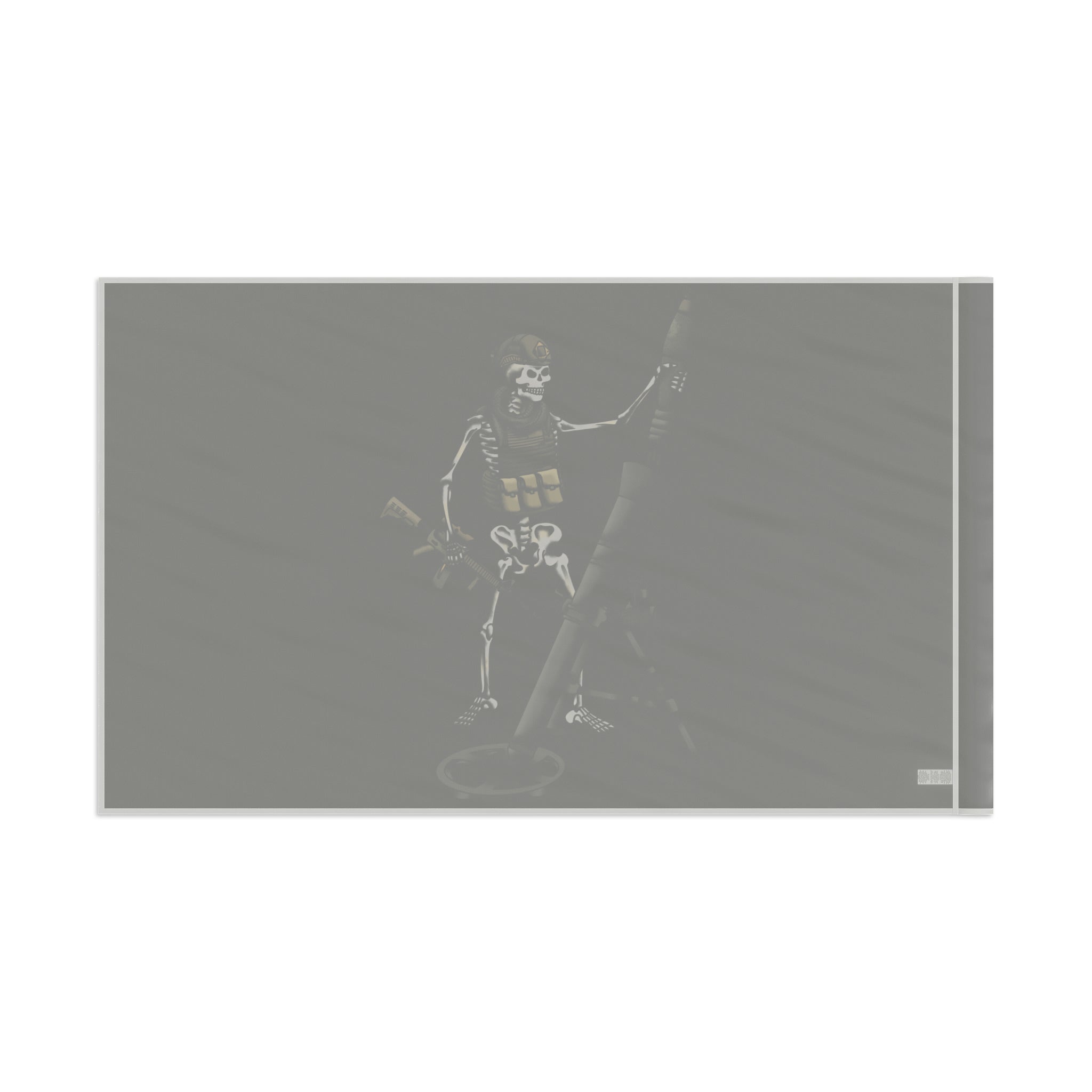 Skeleton with Mortar - Flag