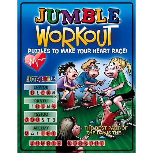 Jumble Workout: Puzzles to Make Your Heart Race! - Paperback