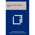 Letters From Mexico, 1859 - Paperback