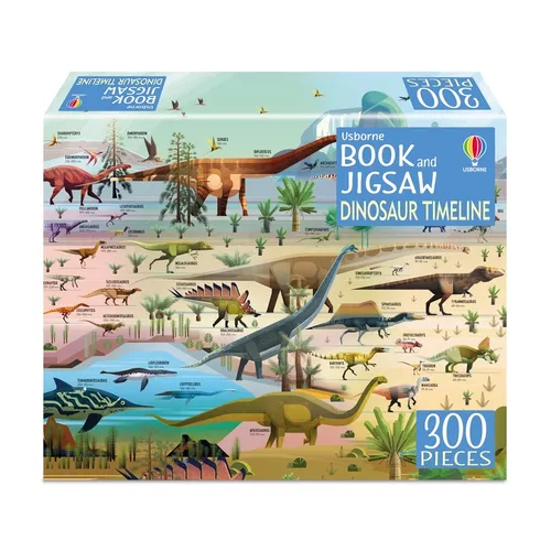 Usborne Book and Jigsaw Dinosaur Timeline - Paperback