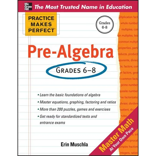 Practice Makes Perfect Pre-Algebra - Paperback