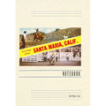 Vintage Lined Notebook Greetings from Santa Maria - Paperback