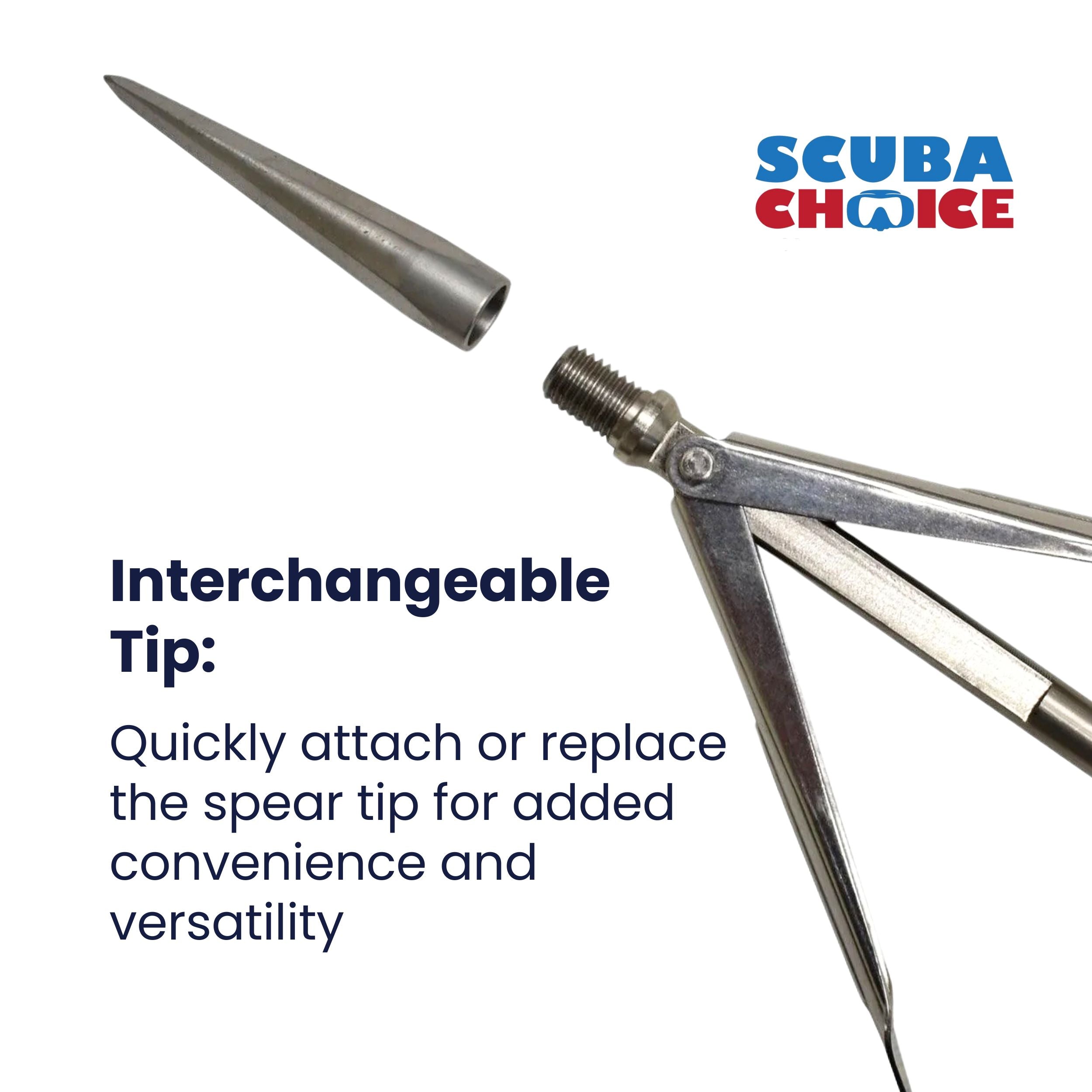 Palantic Spearfishing Tricuspid Interchangable Speartip 7mm