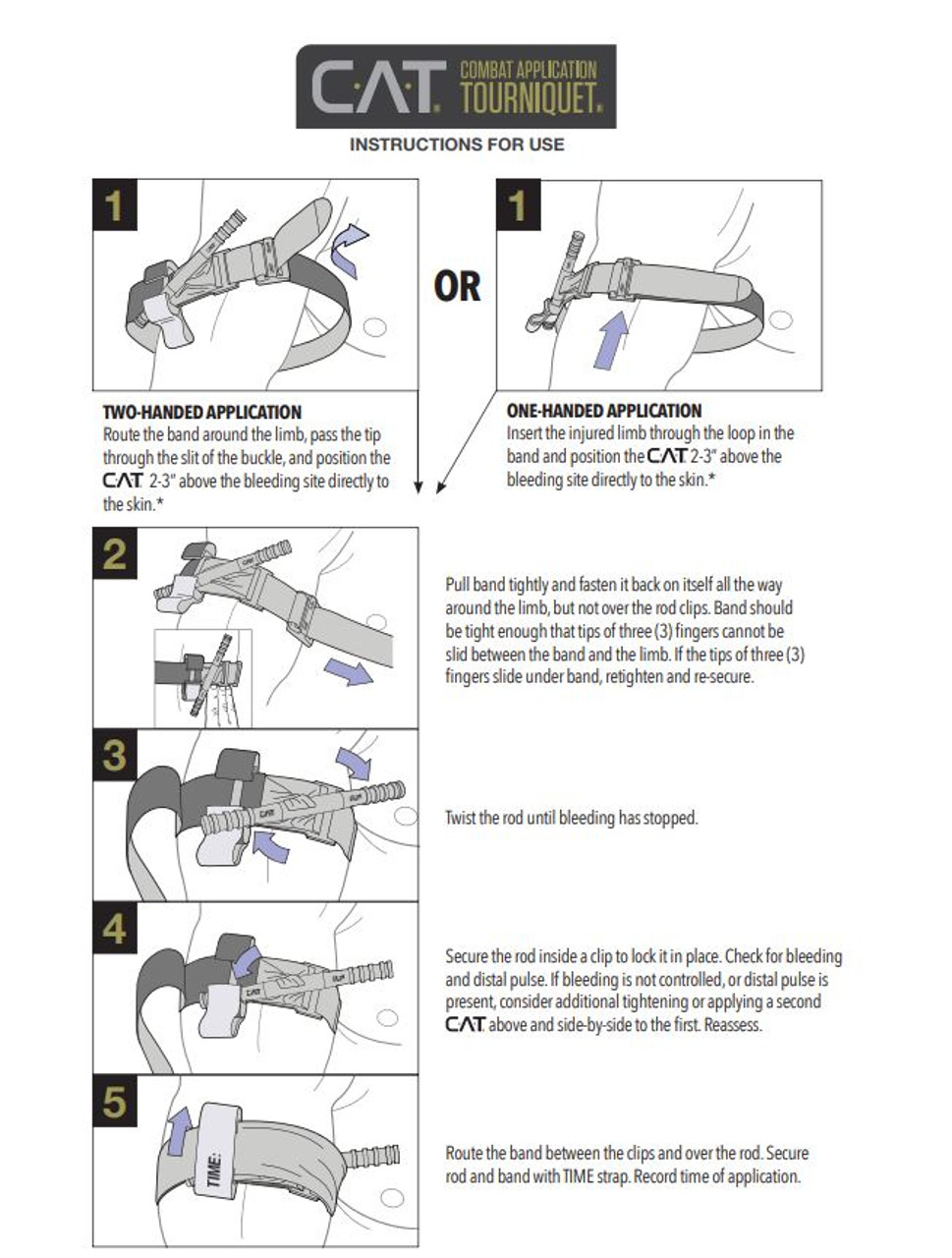 GI Gen 7 (CAT) Combat Application Tourniquet