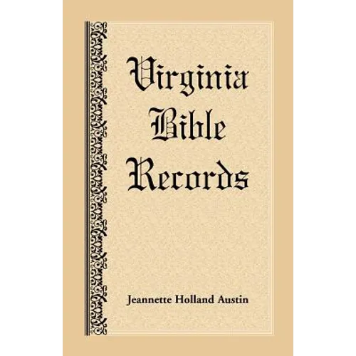 Virginia Bible Records