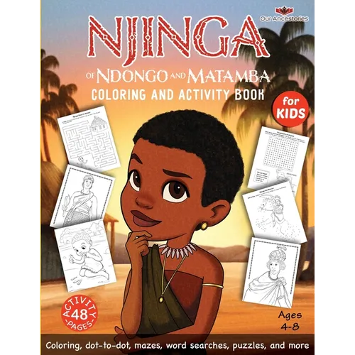 Njinga of Ndongo and Matamba Coloring and Activity Book - Paperback