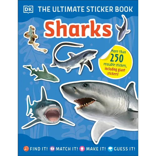 The Ultimate Sticker Book Sharks - Paperback