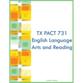 TX PACT 731 English Language Arts and Reading - Paperback