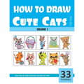How to Draw Cute Cats for Kids - Volume 1 - Paperback
