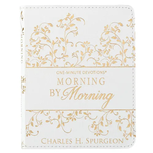 One-Min Devotions Morning Lux-Leather - Leather