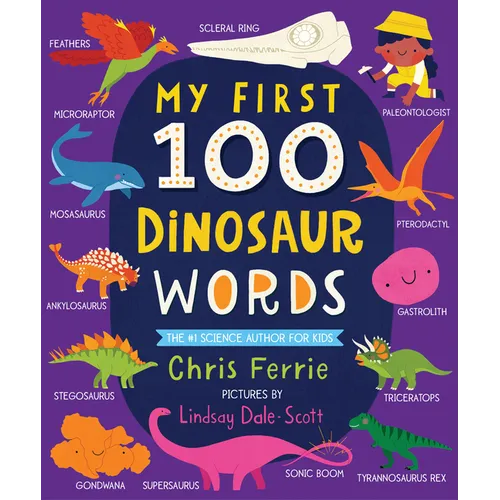 My First 100 Dinosaur Words - Board Book