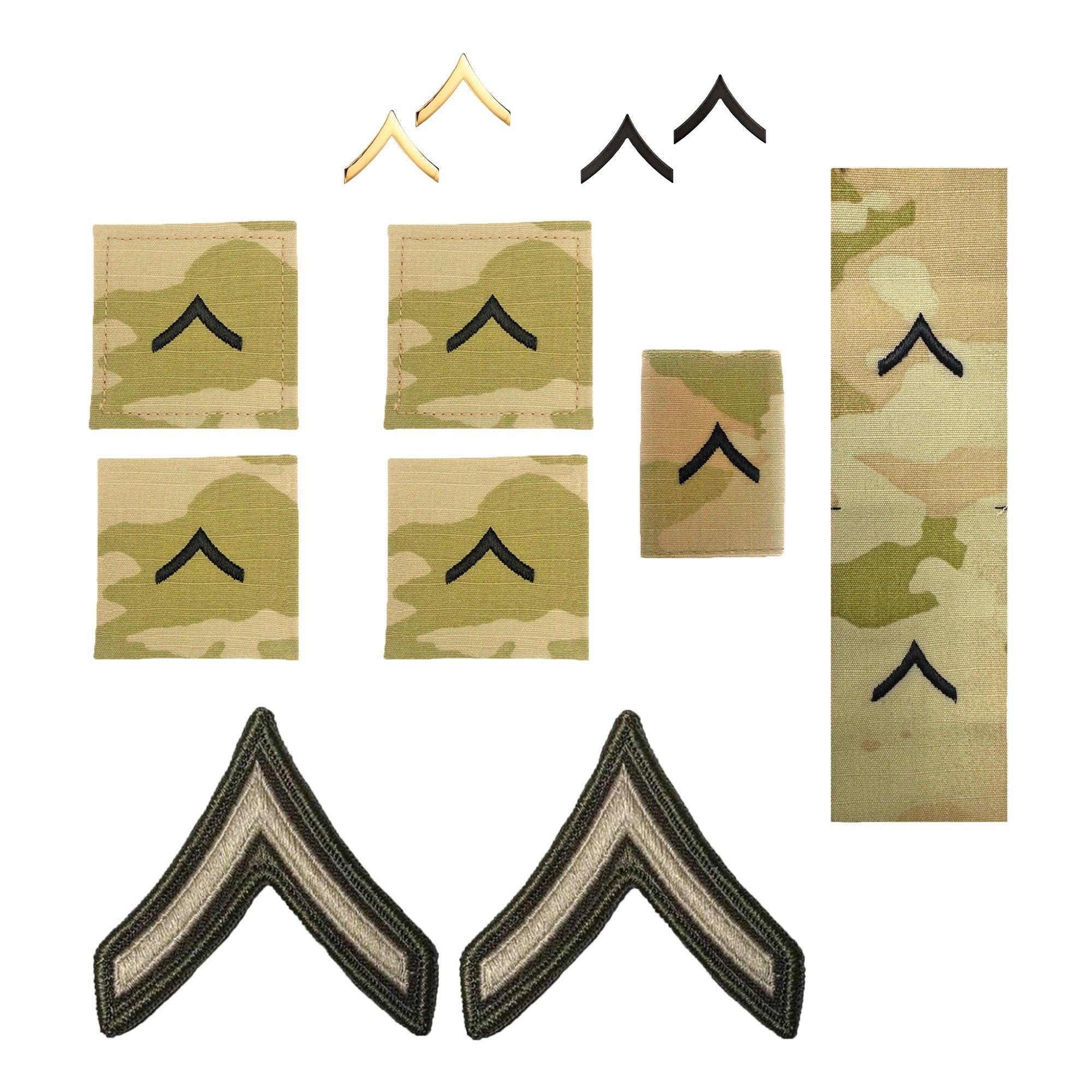 U.S. Army (E2) Private AGSU Rank Bundle (Male)