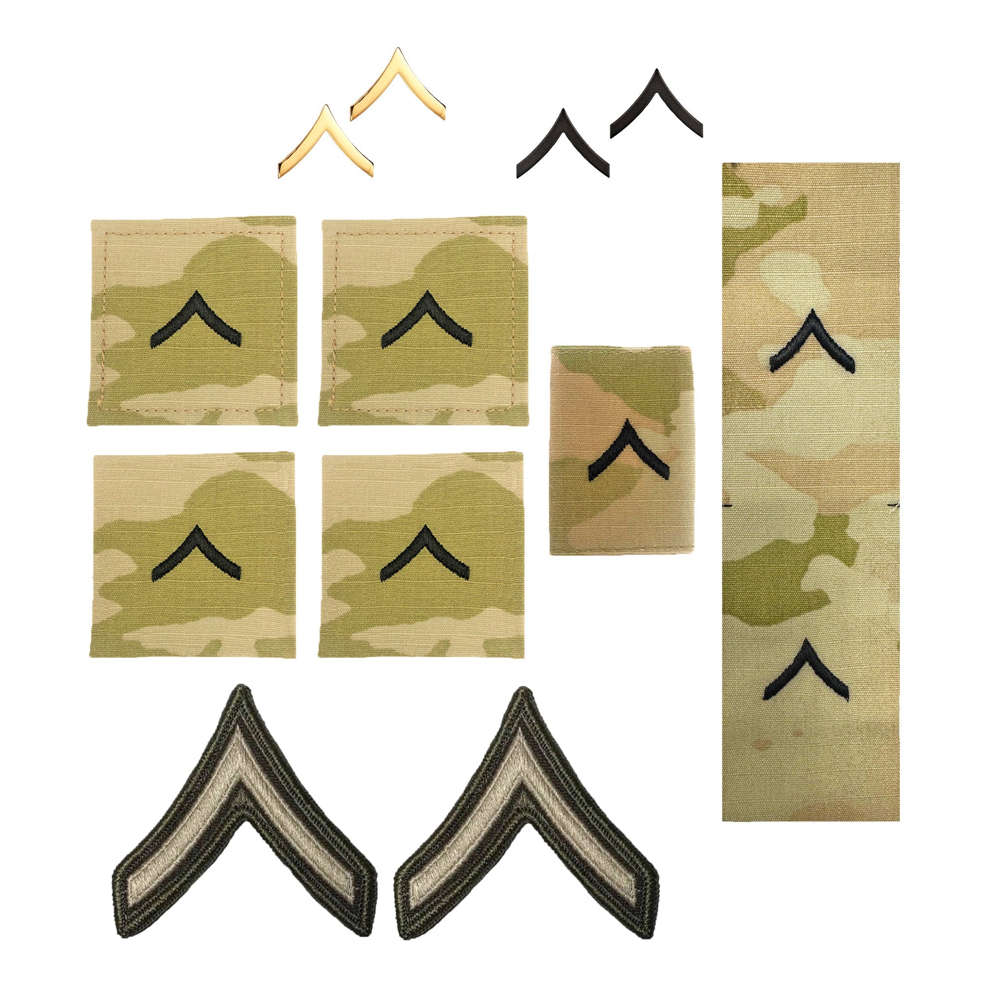 U.S. Army (E2) Private AGSU Rank Bundle (Female)