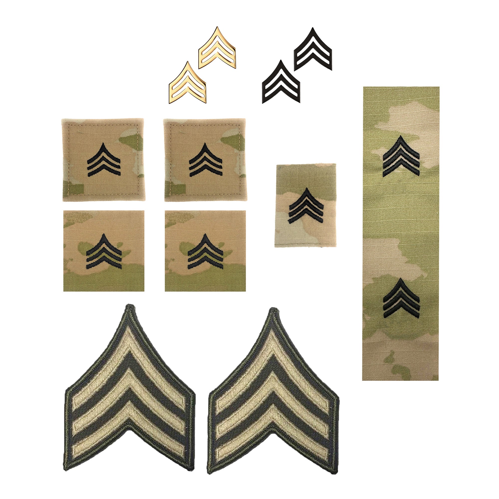 U.S. Army (E5) Sergeant AGSU Rank Bundle (Male)