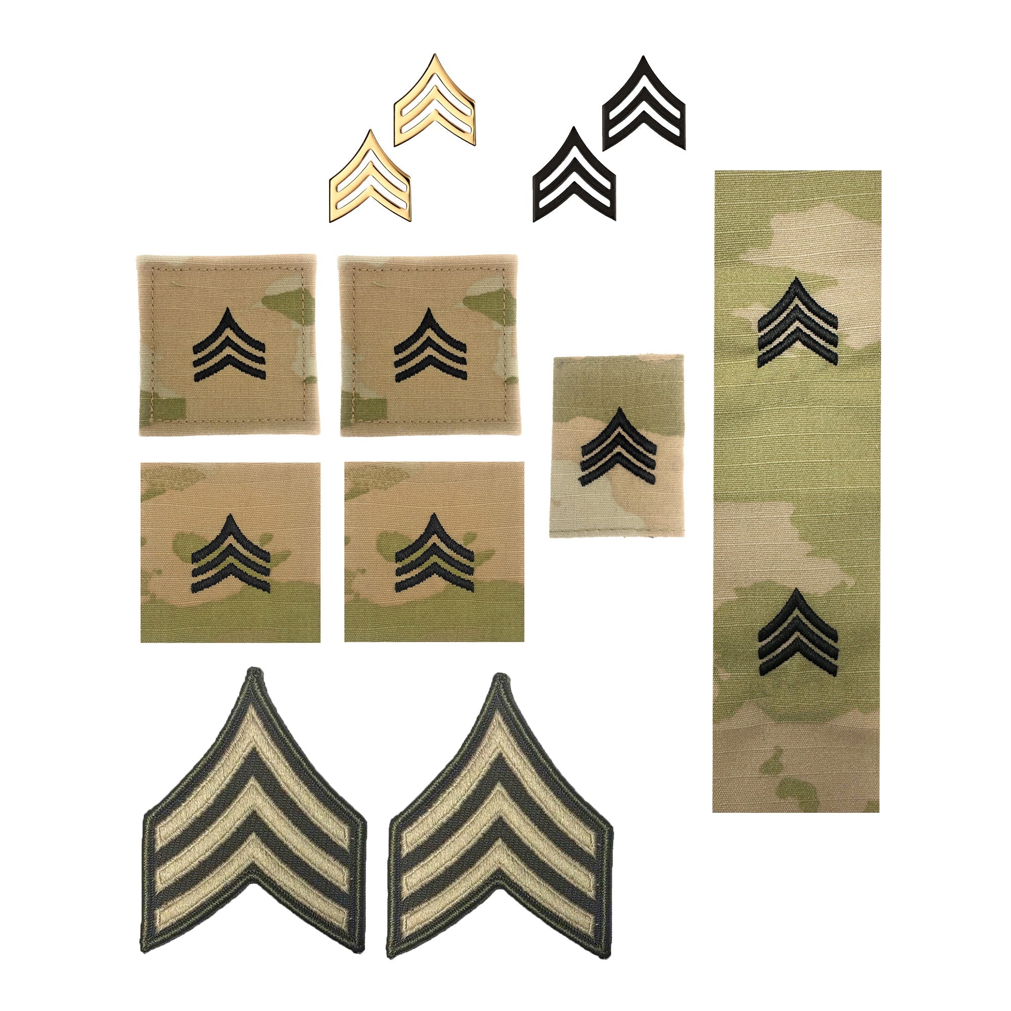 U.S. Army (E5) Sergeant AGSU Rank Bundle (Female)