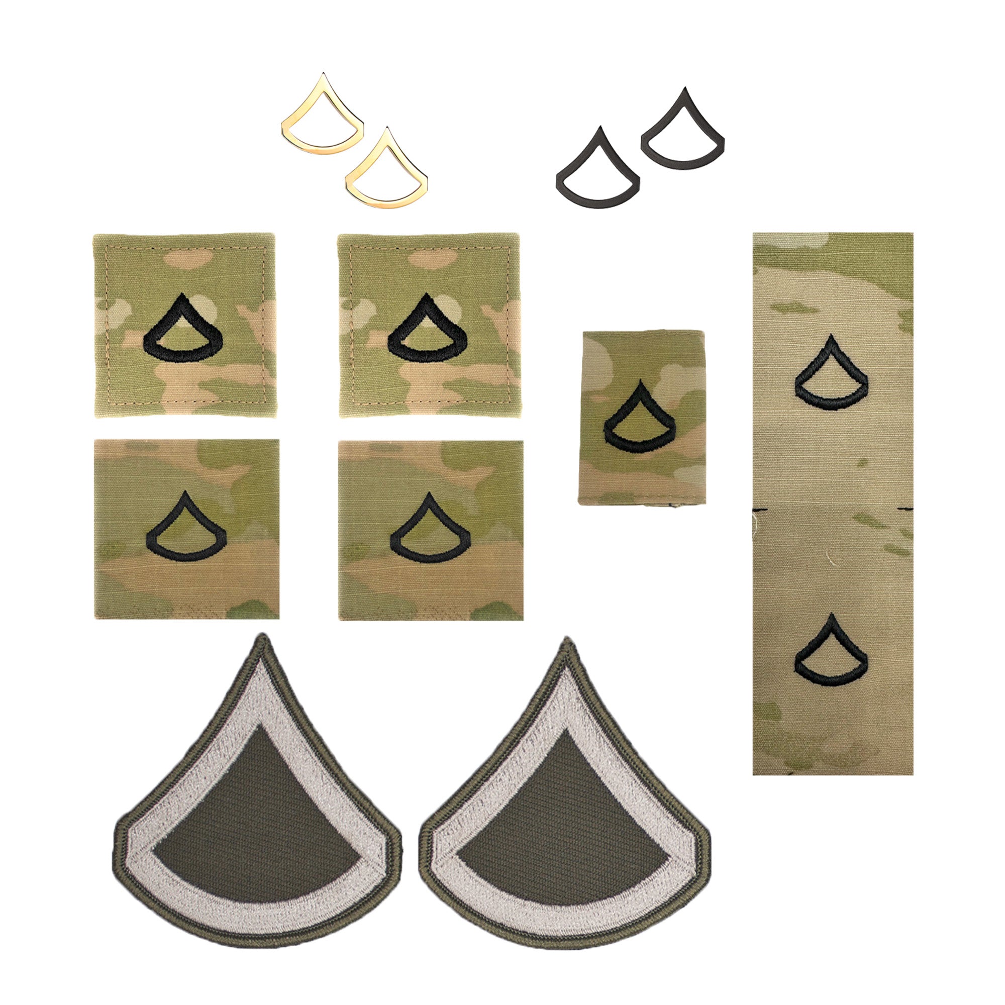 U.S. Army (E3) Private First Class Rank AGSU Bundle (Male)