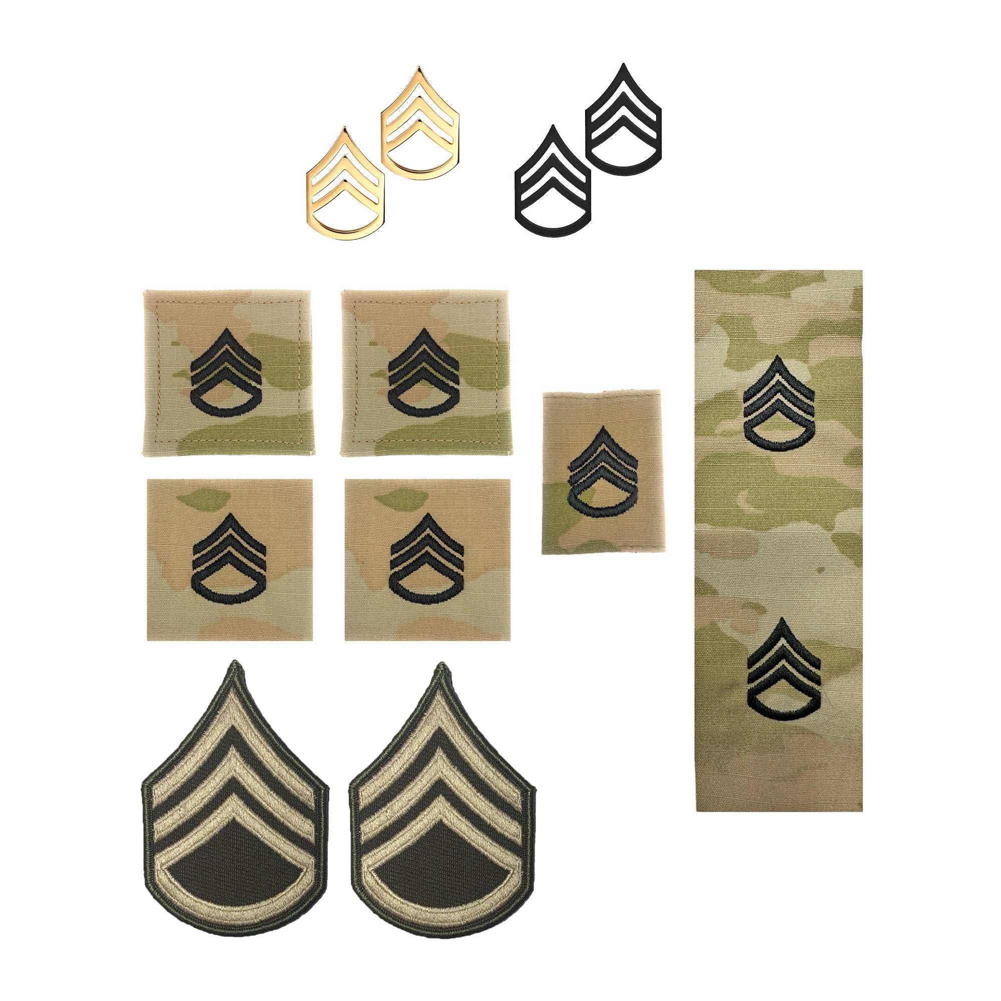 U.S. Army (E6) Staff Sergeant AGSU Rank Bundle (Female)