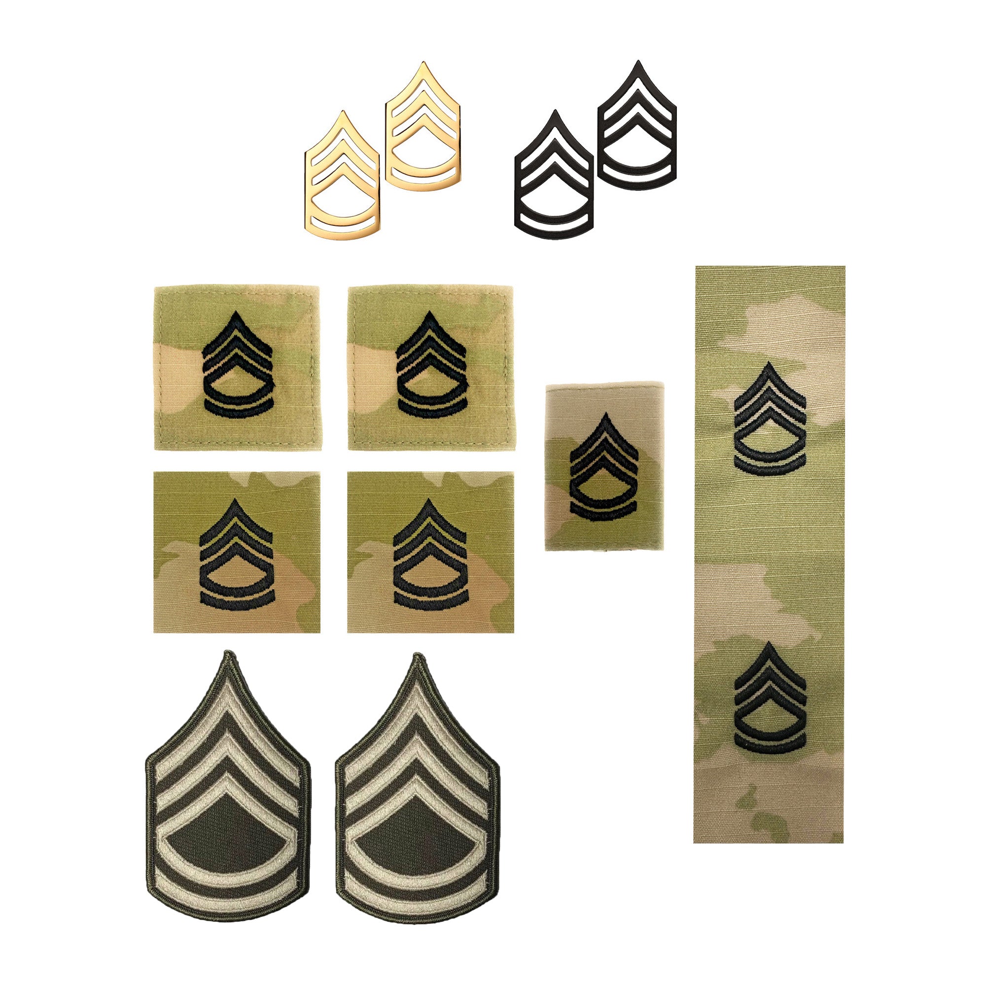 U.S. Army (E7) Sergeant First Class AGSU Rank Bundle (Female)