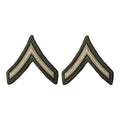 U.S. Army AGSU (E2) Private Chevron Sew-on Rank (male)