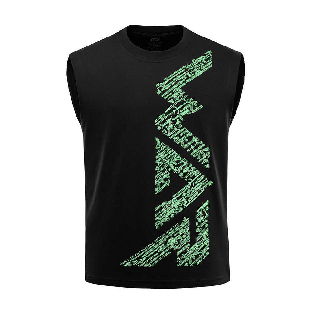 M-Tac Sleeveless T-Shirt WAR Cotton Hard