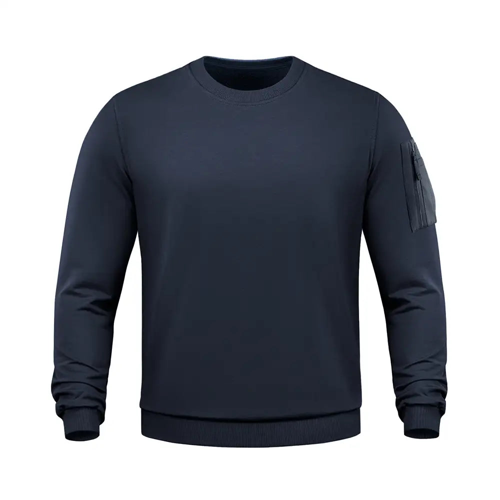 M-Tac Crewneck Sweatshirt Nylon Pocket Cotton Hard