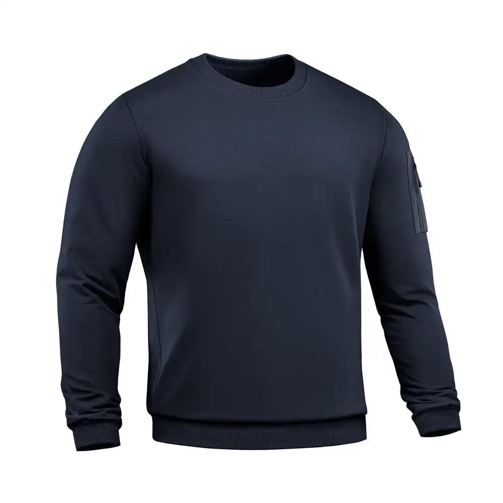 M-Tac Crewneck Sweatshirt Nylon Pocket Cotton Hard