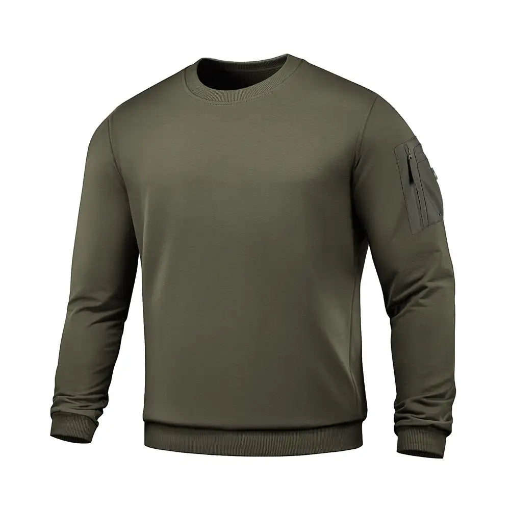 M-Tac Crewneck Sweatshirt Nylon Pocket Cotton Hard