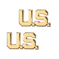 U.S. Army (U.S.) Sta-Brite® Pin-on (pair)