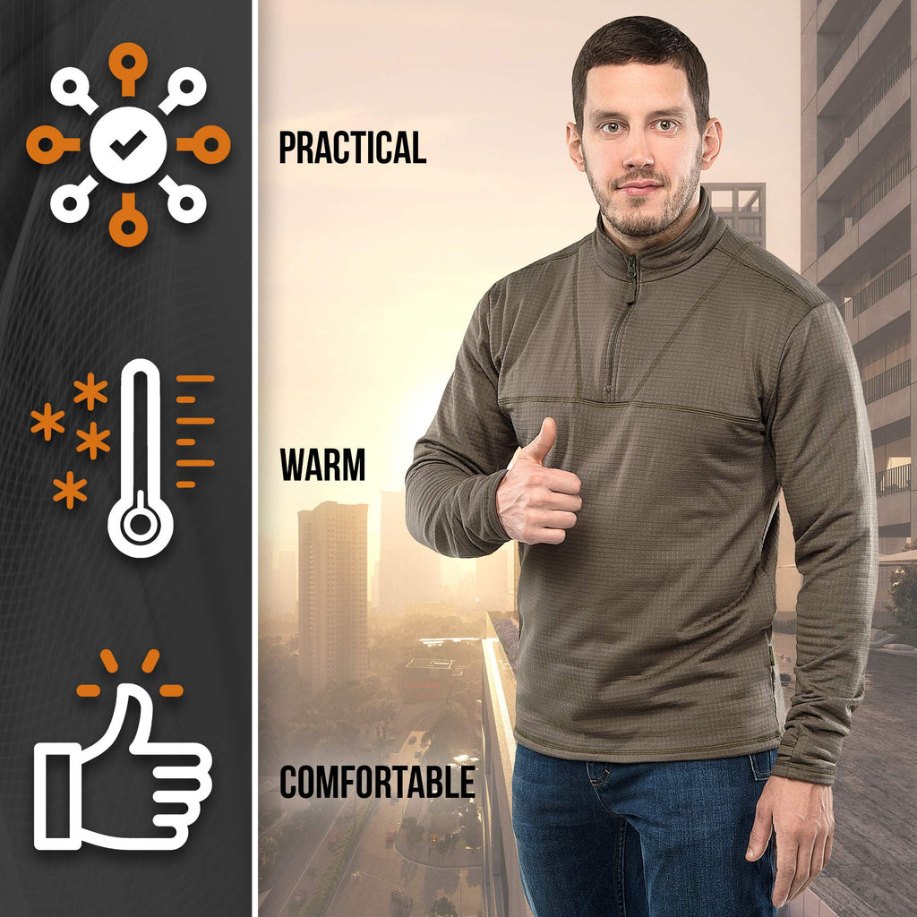 M-Tac Fleece Thermal Shirt Delta Level 2