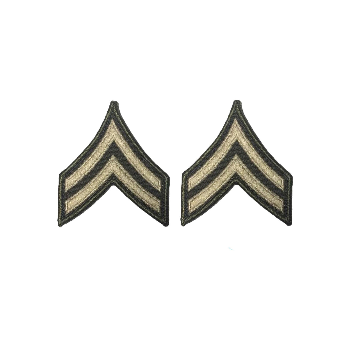 U.S. Army AGSU E-4 Corporal Chevron Sew on Rank (Female)