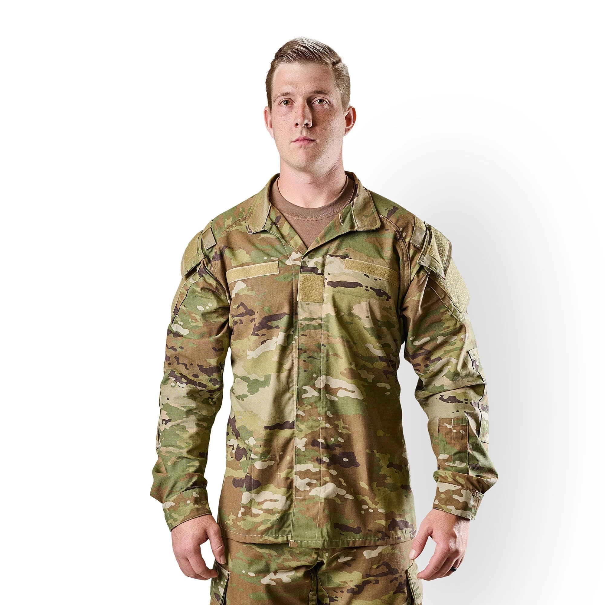 Tru-Spec Men's Improved Hot Weather Combat Uniform (IHWCU) Shirt - Lightweight and Breathable, Scorpion OCP
