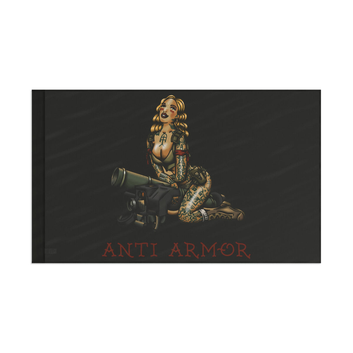 Anti Armor Pin Up - Flag