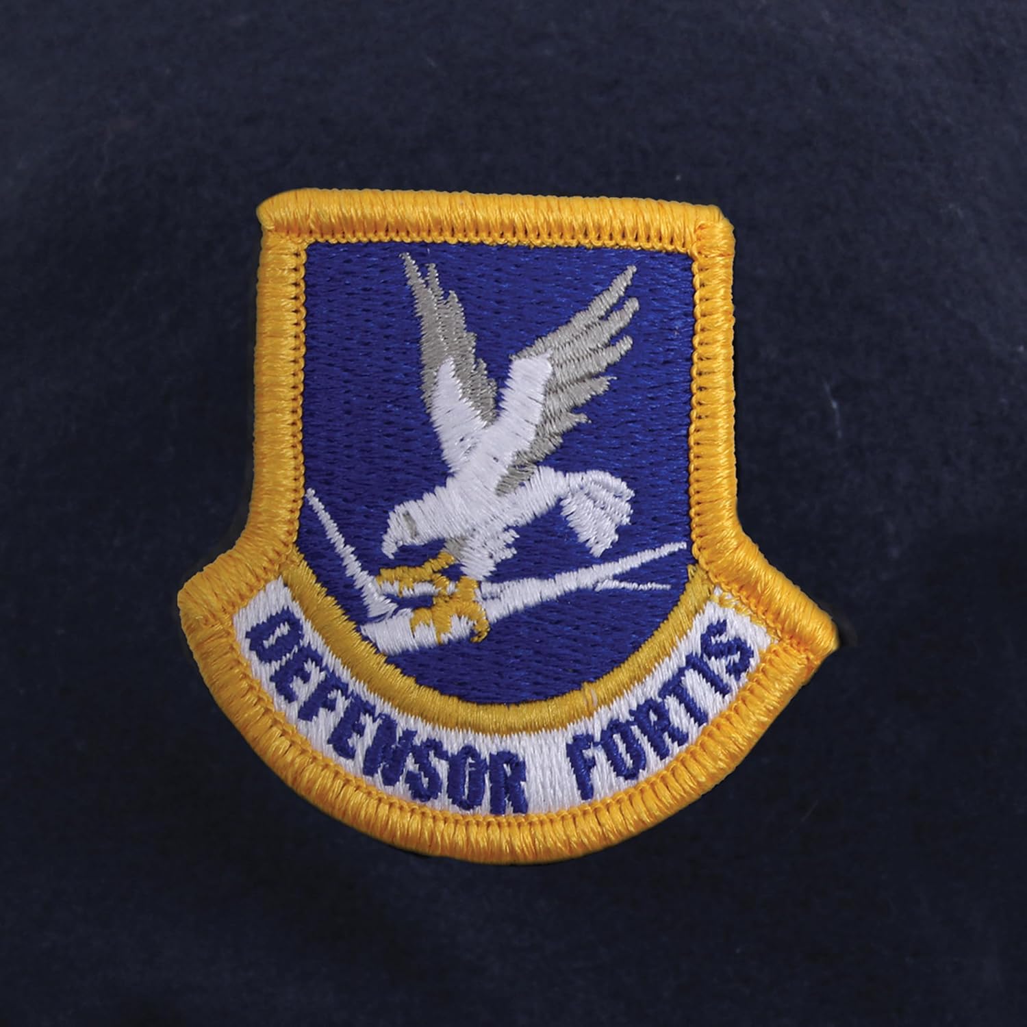 Rothco Inspection Ready Beret With USAF Flash | 95% Wool, Pre-Shaved Inspection Ready Cap, Leather Trim, Ideal for Active-Duty Personnel and Uniform Wear