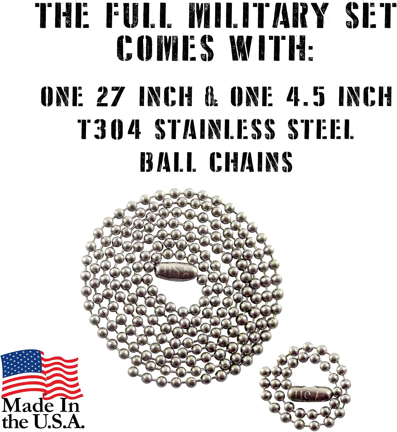 Personalized Military Dog Tags with Silencers and Stainless Steel Ball Chains, Red Aluminum