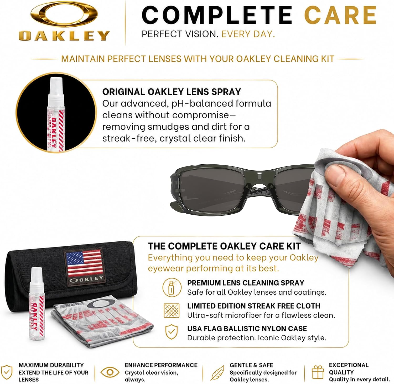 Oakley FIVES SQUARED OO9238 Sunglasses With Official Eyewear Kit