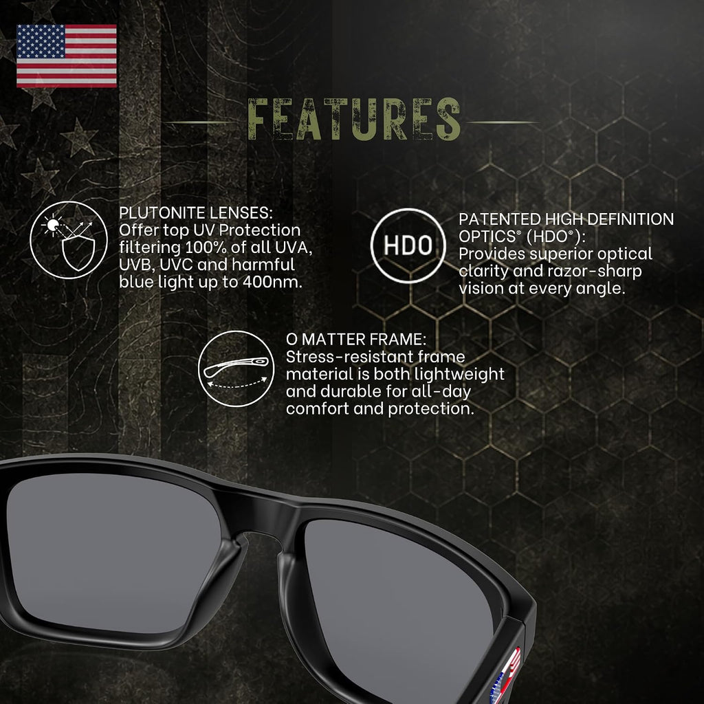 Oakley Standard Issue SI Holbrook USA Flag Collection Sunglasses With Kit