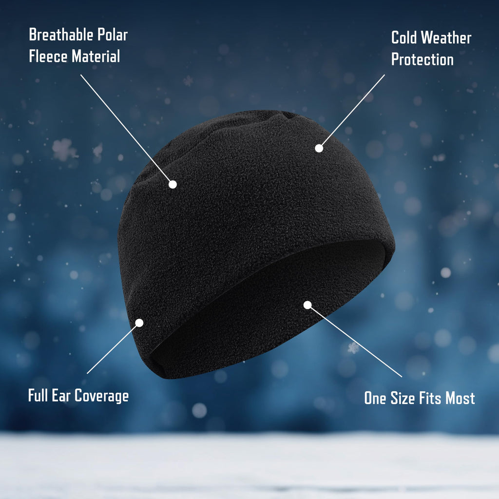Rothco Polar Fleece Watch Cap - Warm All-Weather Protection Winter Beanie Hat