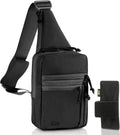 M-Tac LEFT-HANDED Tactical Sling Bag for Men with Holster